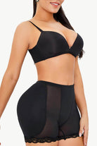 Trendsi Women's Shapewear featuring scalloped lace trim shorts for a smooth silhouette