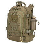 VacationGrabs camping tactical bag with multiple compartments and hydration bottle holder for outdoor adventures