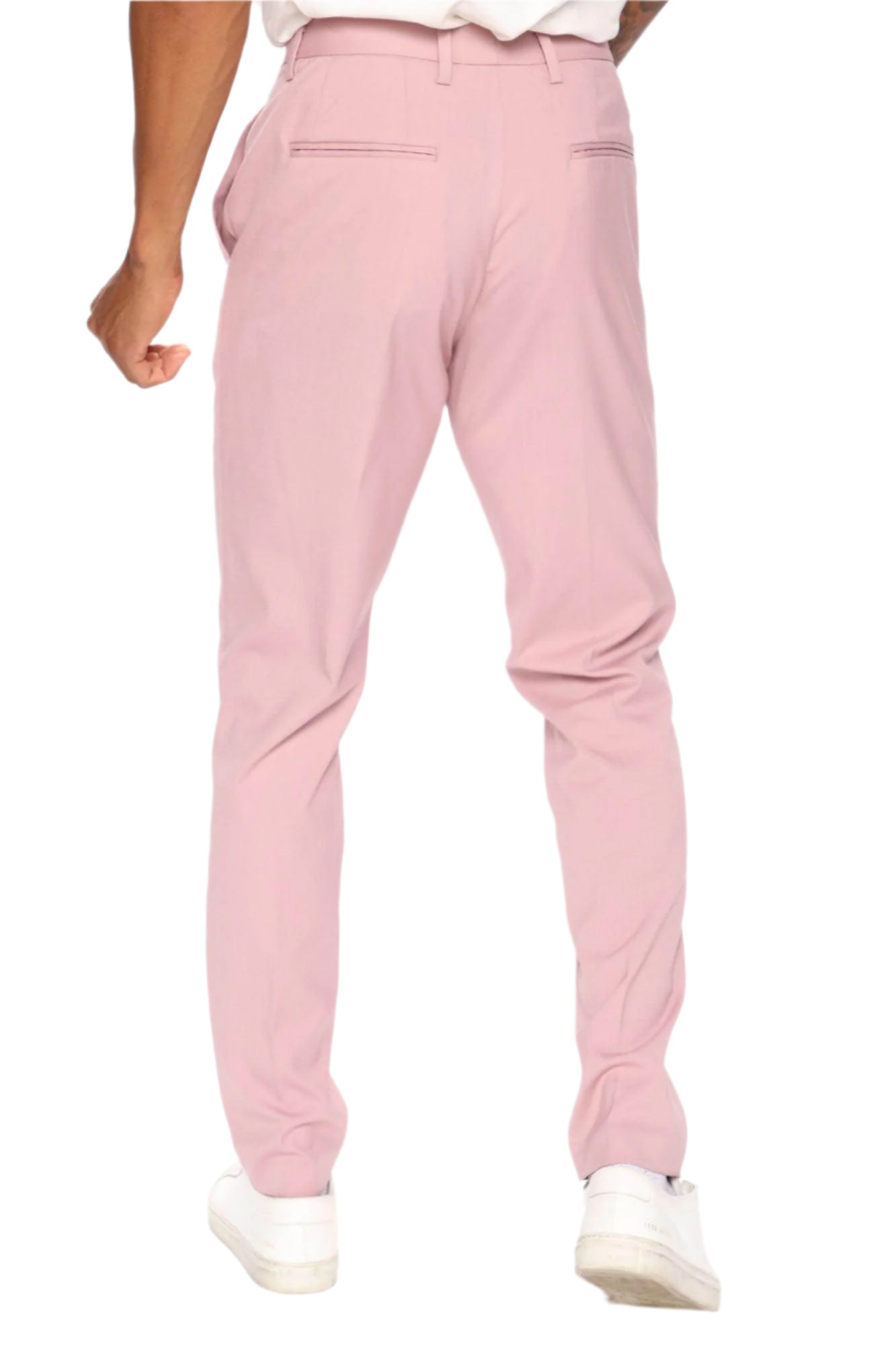 The Modern Stretch Slim Trouser - Mauve - VacationGrabs