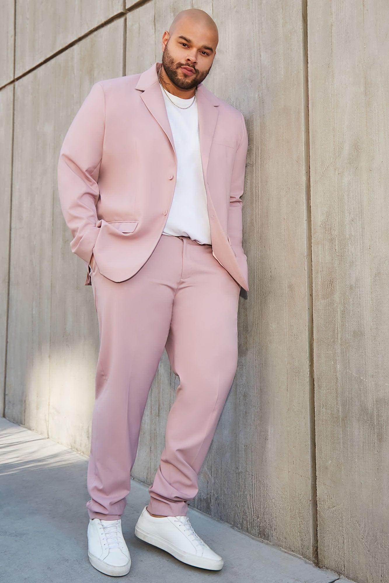 The Modern Stretch Slim Trouser - Mauve - VacationGrabs