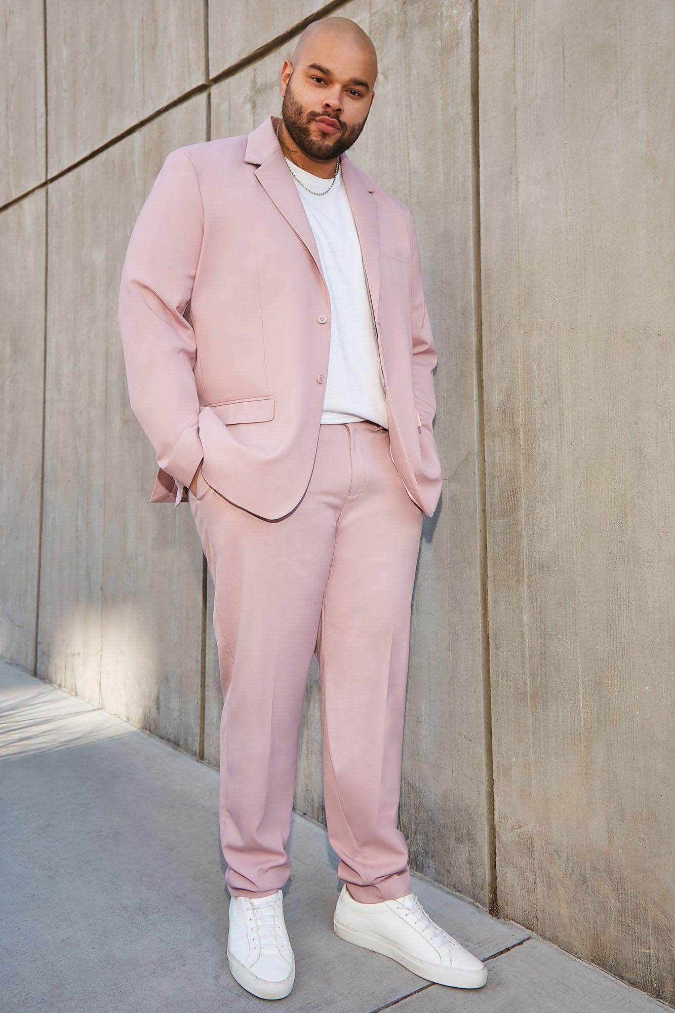 The Modern Stretch Slim Trouser - Mauve - VacationGrabs