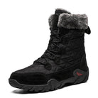 Thick winter boots for men with fur lining and rugged sole for optimal comfort and traction