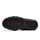 Thick winter boots for men featuring a durable rubber sole designed for traction and stability