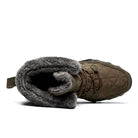 Thick winter boots for men with insulated lining and rugged outsole for cold weather adventures