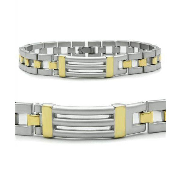 Two tone white gold bracelet for women featuring sleek design and elegant detail