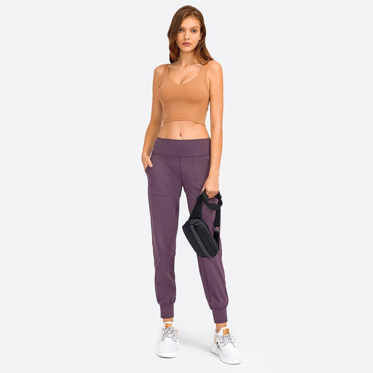 Trendsi Women's Activewear in vacation style sportswear featuring a crop top and jogger pants