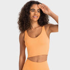Trendsi Women's Activewear in Bright Orange, perfect for vacation style sportswear
