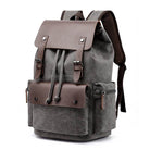 Vintage canvas travel backpack with durable straps and leather accents for stylish travel and daily use