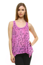 Women's Animal Print Jersey Tank Top - VacationGrabs
