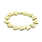 Women's Bracelets - LO2002 - Matte Gold & Gold Brass - VacationGrabs