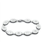 Women's Bracelets - LO2011 - Matte Rhodium & Rhodium Brass - VacationGrabs