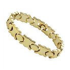 Women's Bracelets - LO2424 - Gold Brass Bracelet with No - VacationGrabs