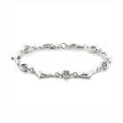 Women's Bracelets - LO731 - Imitation Rhodium Brass - VacationGrabs