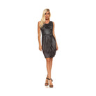 Women's Cowl Neck Dress with Waist Tie - VacationGrabs
