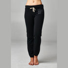 Women's Fold-over Waistband French Terry Screened - VacationGrabs