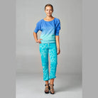 Women's French Terry Long Sleeve Dip Dye Screened - VacationGrabs
