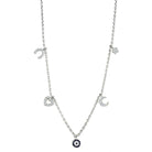 Women's Jewelry Style No. 3W439 - Rhodium Brass Necklace - VacationGrabs