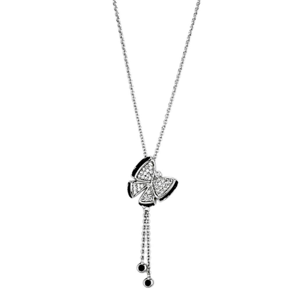 Women's Jewelry Style No. 3W441 - Rhodium + Ruthenium Brass - VacationGrabs