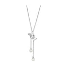 Women's Jewelry Style No. 3W442 - Rhodium Brass Necklace - VacationGrabs