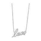 Women's Jewelry Style No. 3W453 - Rhodium Brass Necklace - VacationGrabs
