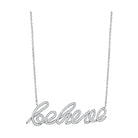 Women's Jewelry Style No. 3W454 - Rhodium Brass Necklace - VacationGrabs