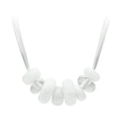 Women's White Beaded Necklace Style VL024 - VacationGrabs
