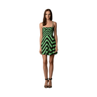 Women's Printed Corset Dress - VacationGrabs