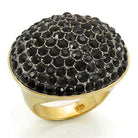 Women's Rings - LOS300 - Gold+Ruthenium 925 Sterling Silver - VacationGrabs