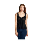Women's Sheer Burnout V Smocked Tank - VacationGrabs