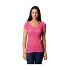 Women's Textured Knit Stretch Glitter Top - VacationGrabs