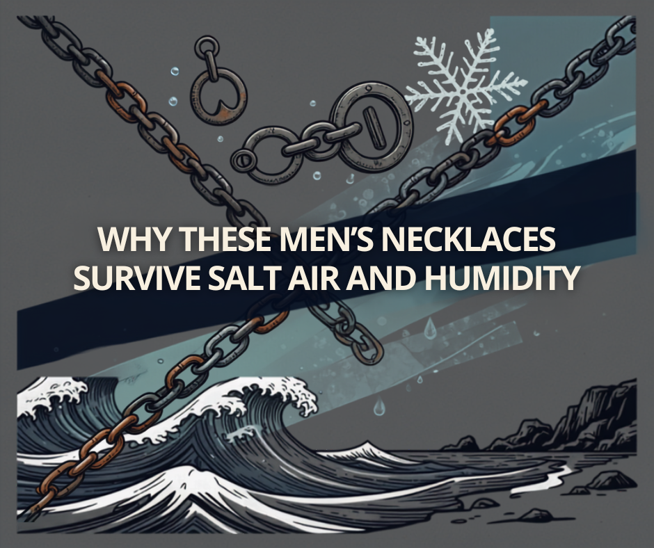 Why These Men's Necklaces Survive Salt Air and Humidity
