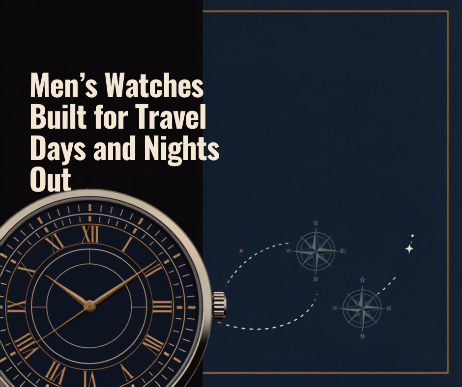 Men's Watches Built for Travel Days and Nights Out