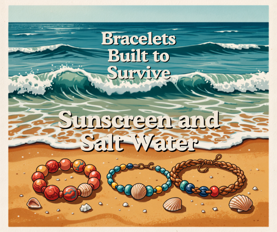 Bracelets Built to Survive Sunscreen and Salt Water