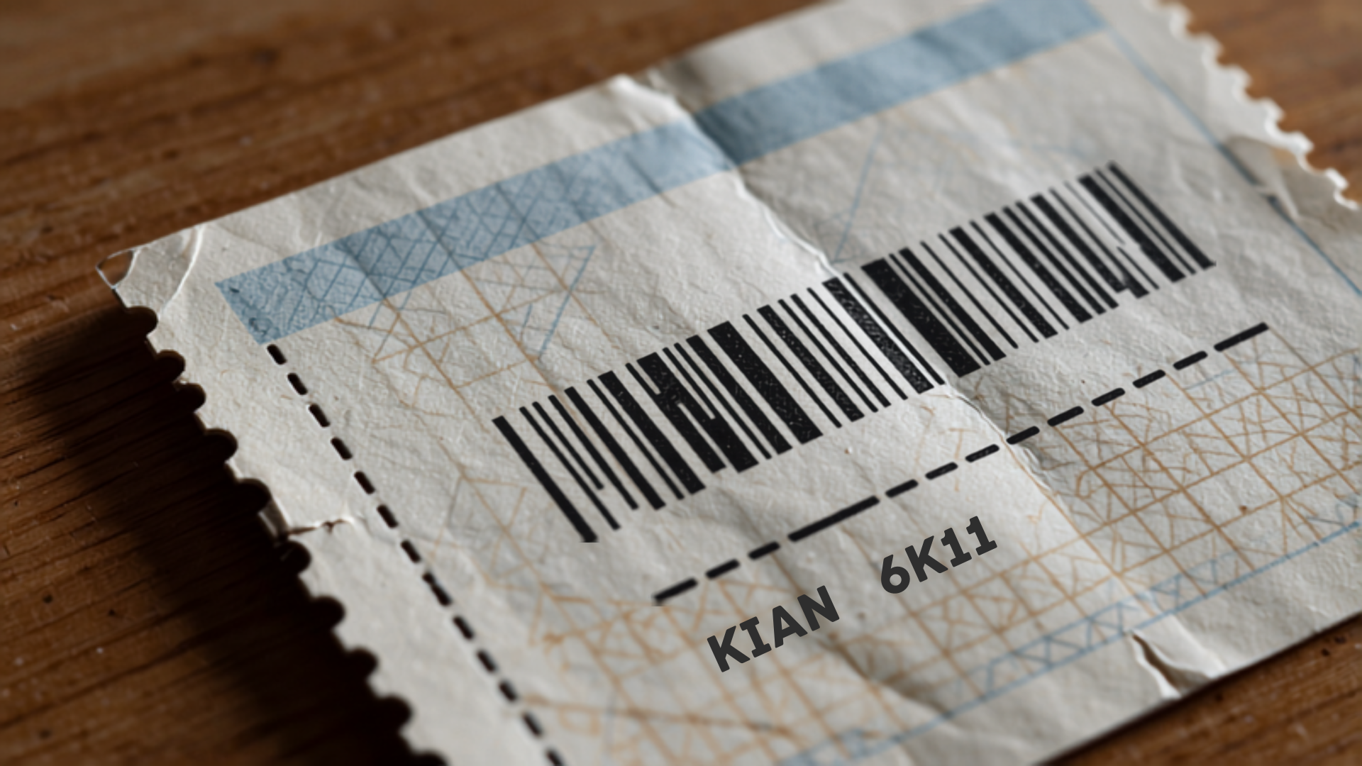 Close-up of a boarding pass and airline ticket stub