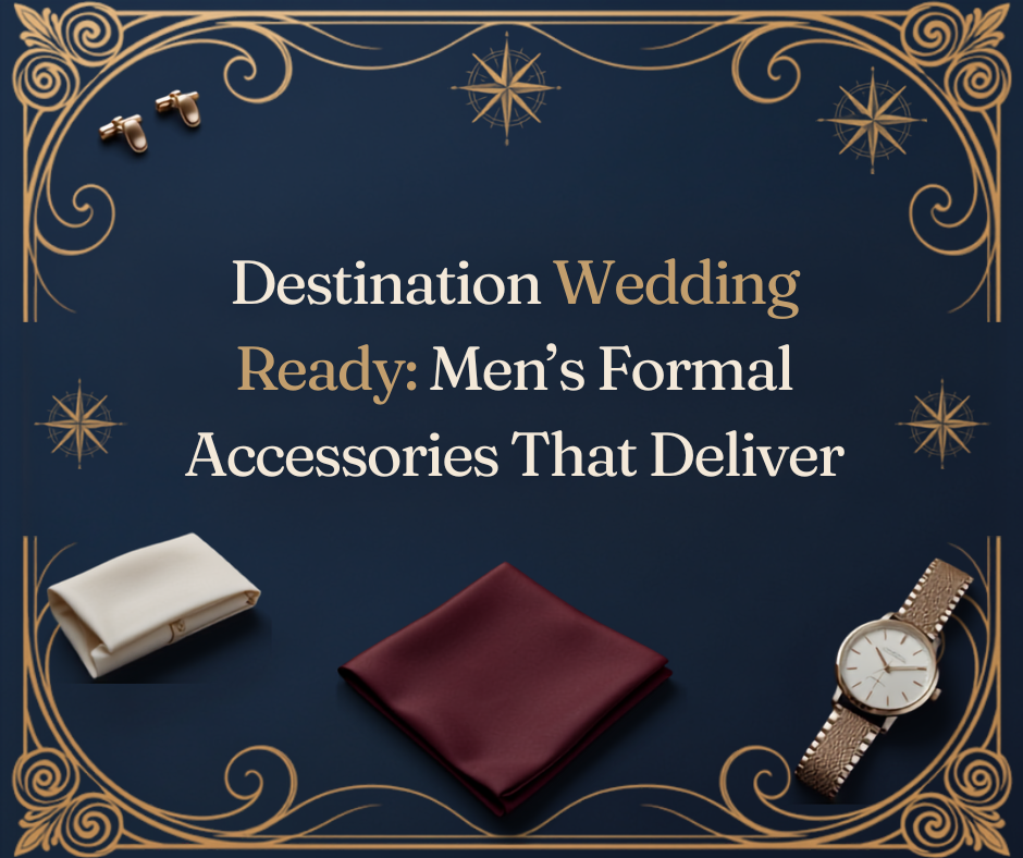 Destination Wedding Ready: Men's Formal Accessories That Deliver
