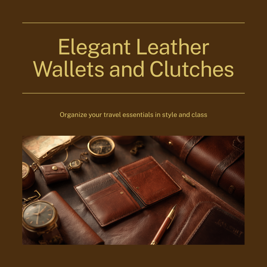 Leather Wallets and Clutches That Keep Travel Essentials in Order