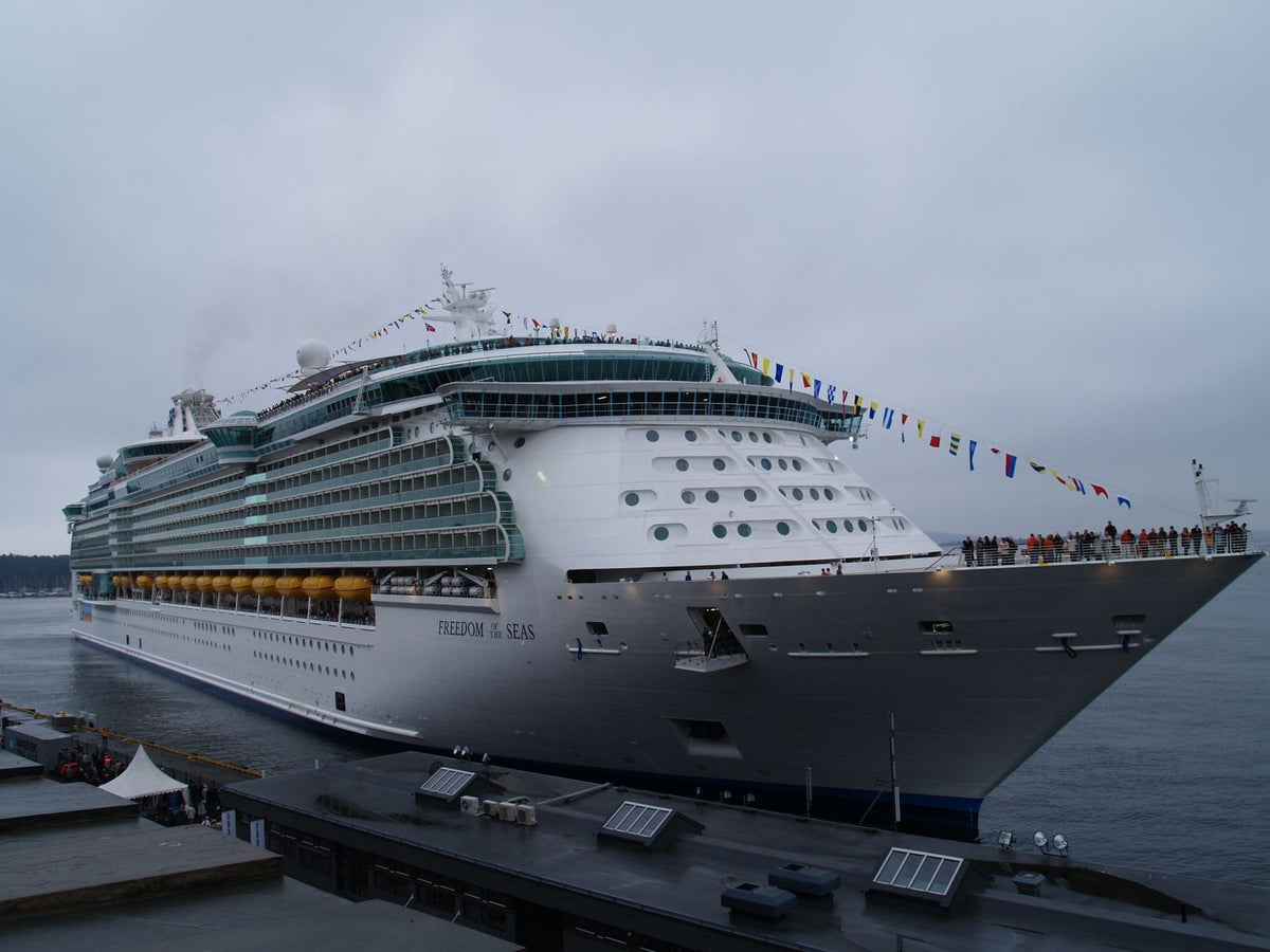 Royal Caribbean's Freedom of the Seas cruise ship in port in Oslo, Norway. Photo: Ulflarsen, CC BY-SA 3.0, via Wikimedia Commons