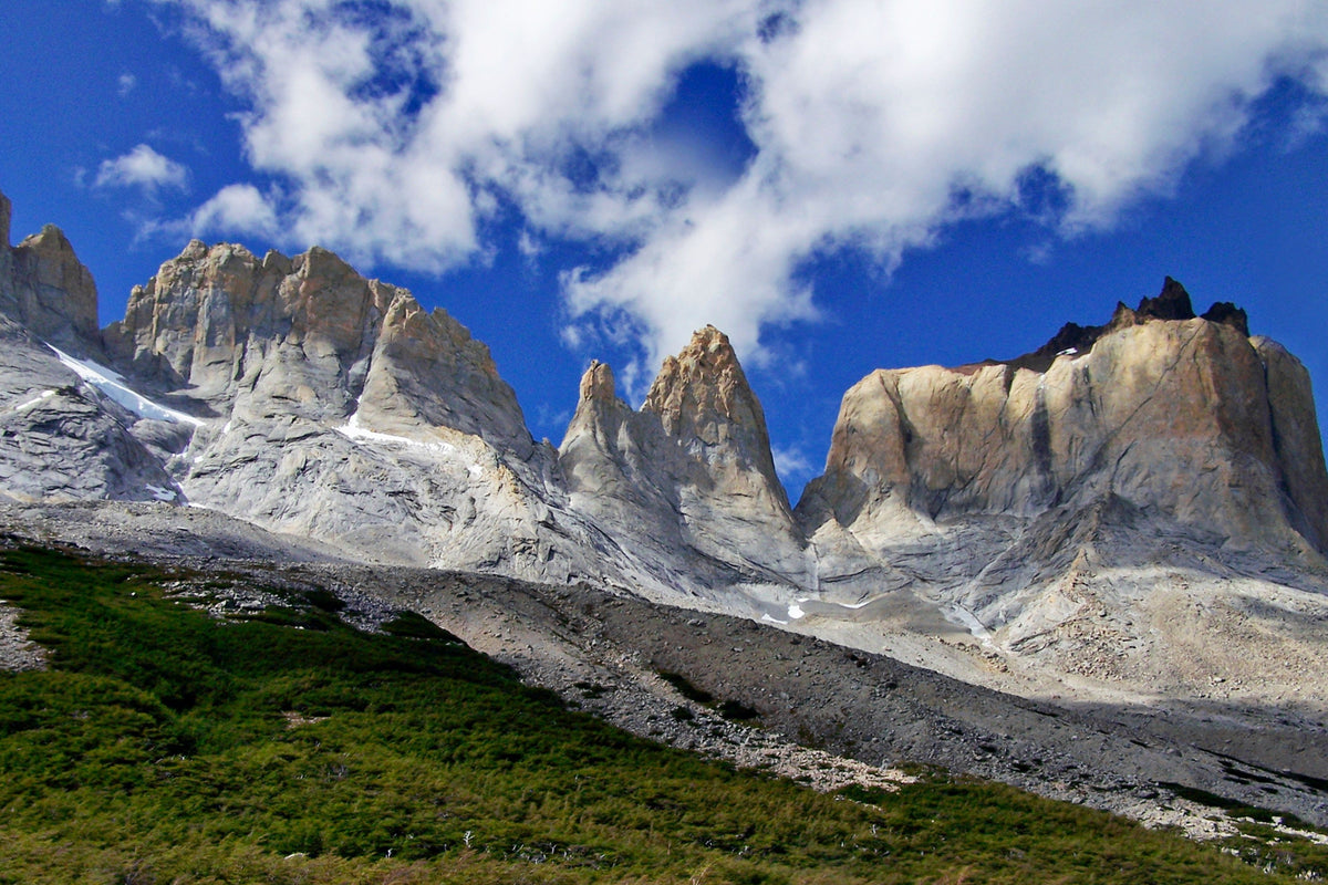 Torres del Paine granite peaks in Patagonia