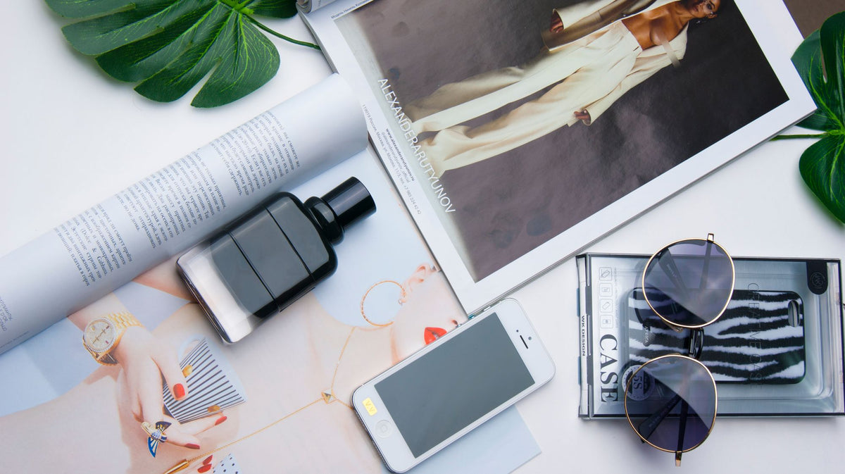 Travel essentials flatlay for packing