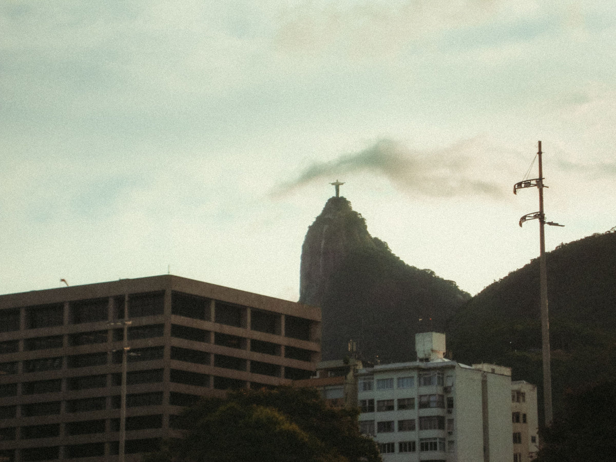 Rio de Janeiro skyline with Christ the Redeemer overlooking the city