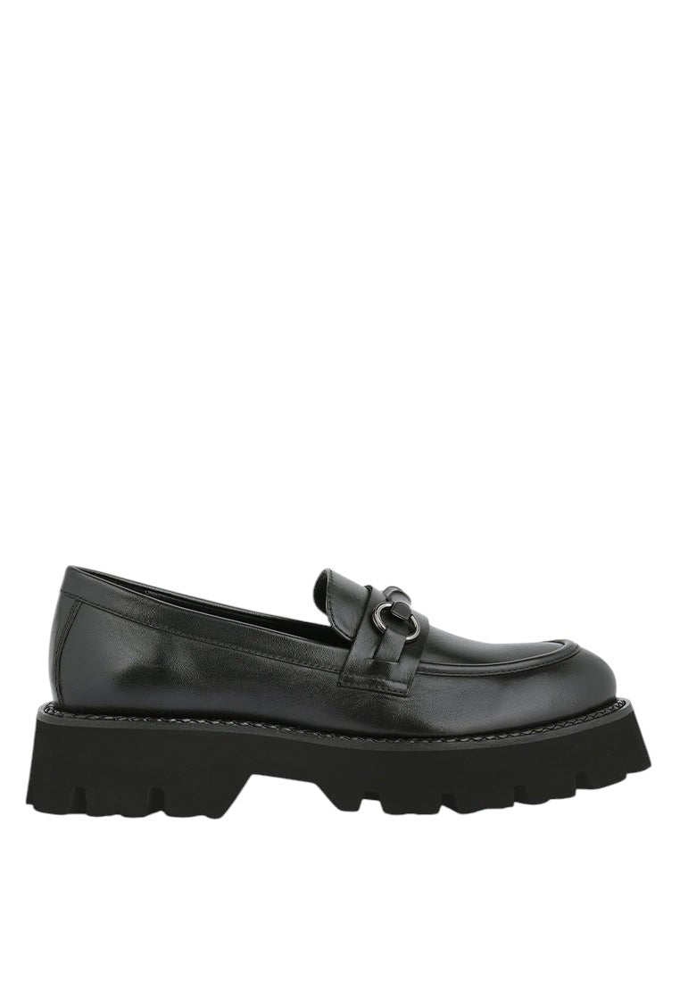 Cheviot Chunky Leather Loafers