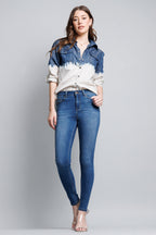 High Rise Classic Ankle Skinny Jeans