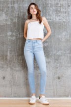 Super Stretch High Rise Skinny Jeans