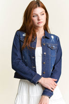 Classic Destructed Denim Jacket