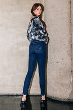 Destructed Ankle Skinny Jeans
