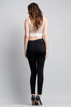 High Rise Ankle Skinny Jeans