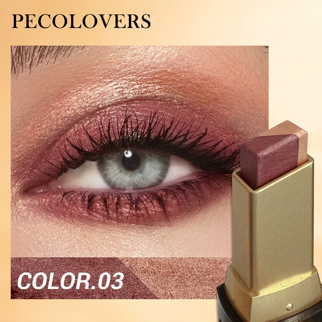 Travel-Friendly Two Tone Eyeshadow in a Sleek Stick for Women