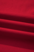 Reversible Contrast Stitching Mock Neck T-Shirt