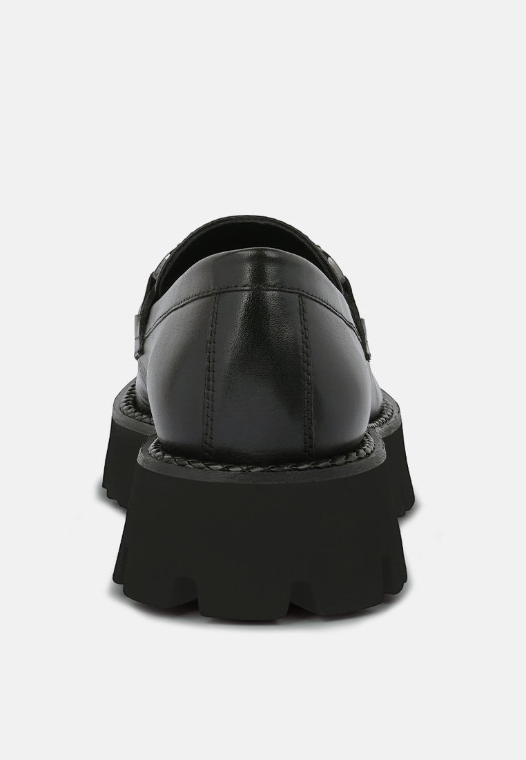Mocassins en cuir épais Cheviot