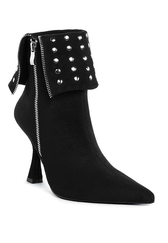 Women's Shoes - BootsPiccini Stud Embellished Foldover Boots - VacationGrabs